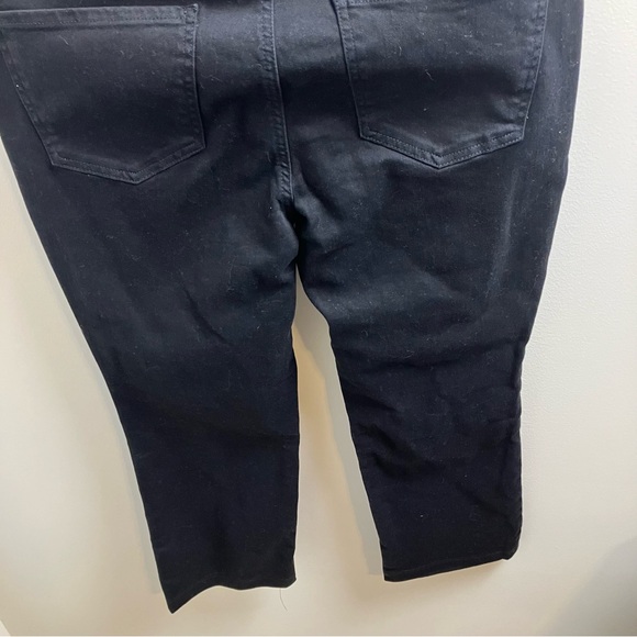 NYDJ Marilyn Straight Jeans with Lift Tuck Technology in Black Size 14 Petite - Picture 8 of 13